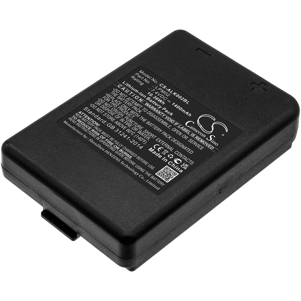 Batería Autec LPM02 De 7.4V Y 1400mAh: Compatible Con Modelos AUTEC AJM, RDA, AJS, FJL, FJM, DJL, DJR Y Más